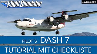 Dash 7 / DHC 7  - Checklist & Procedures video