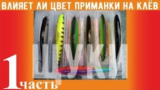 Влияние цвета приманок на клев рыбы