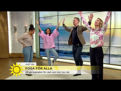 Här yogadebuterar Jesper  - Nyhetsmorgon (TV4)