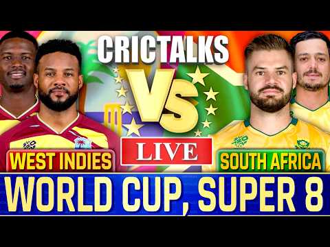 WI vs SA Cricket Live Match Today, T20 World Cup 2026 Scores Commentary, West Indies v South Africa