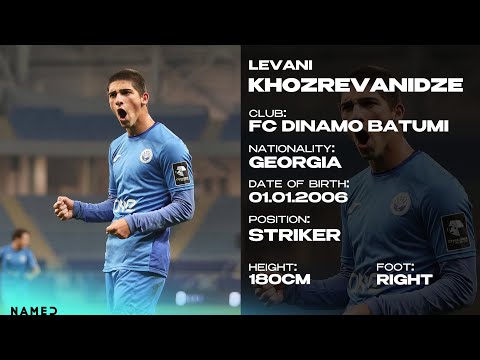 LEVANI KHOZREVANIDZE ● Striker ● FC Dinamo Batumi ● Gameplay, Goals, Assists