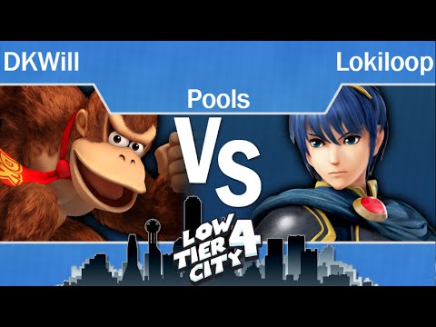 LTC4  - iQHQ | DKWill (DK) vs Lokiloop (Marth) Pools - Smash 4