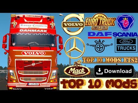 🔝TOP 10 BEST  TRUCKS MODS APRIL 2019 ETS2 1.34🔝