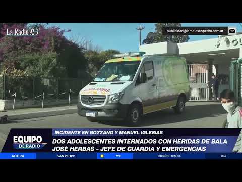 2 heridos de bala en el hospital