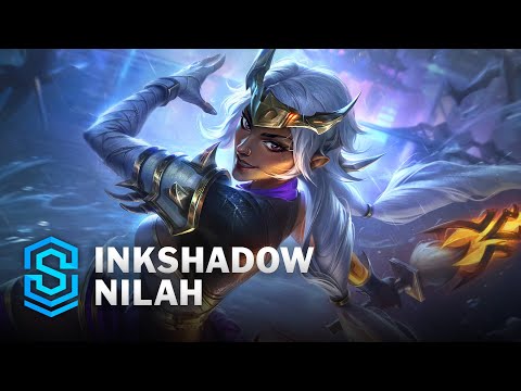 Inkshadow Nilah Skin Spotlight - League of Legends