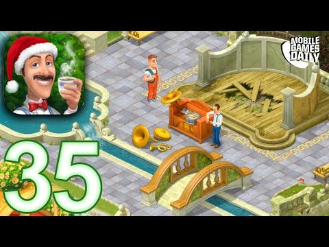 GARDENSCAPES NEW ACRES STORY Walkthrough Gameplay Part 35 - Day 25 (iOS Android)