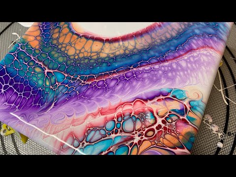 #134 Combining US & Aussie Floetrols For Cell Activator | Acrylic Pour Painting | Fluid Art Abstract