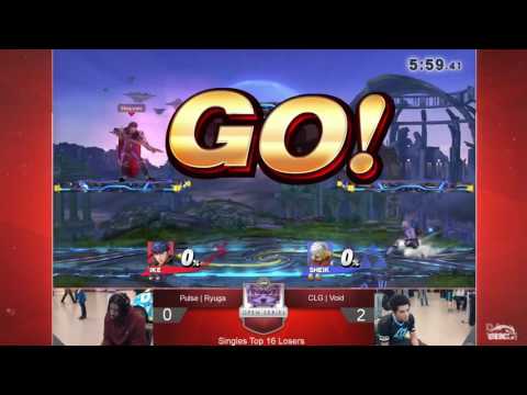 UGC Smash 4  Losers Top 16 - Pulse l Ryuga (Corrin, Ike) vs. CLG l VoiD (Sheik)