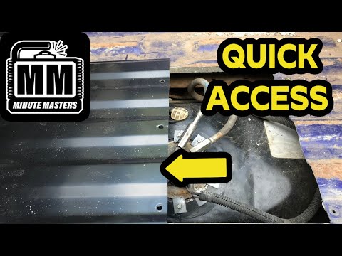 YouTube video about: Where to cut hole in truck bed for fuel pump?