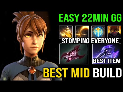 CRAZY MID MARCI Best Build Mage Slayer 22Min GG Stomping Everyone Like a Boss EZ Mid Dota 2