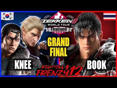 GRAND FINAL - KNEE (STEVE/DRAGUNOV) vs BOOK (JIN KAZAMA) - Tekken 8 Fighting Frenzy #12