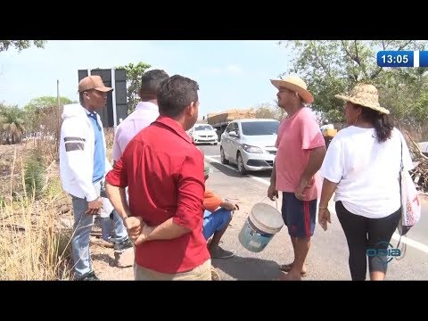 O DIA NEWS (22.10) FamiÌlias do assentamento 8 de Março bloqueiam a BR 316
