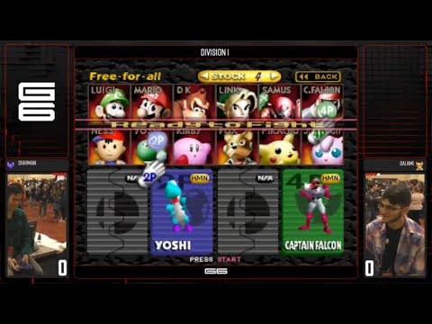 G6 - Shihman (Yoshi) Vs. Salami (Captain Falcon) SSB64 Division 1