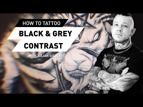 How To Tattoo: Black & Grey Contrast - Tutorial with Julian Siebert
