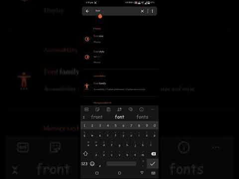 Asus rog 5 mobile change font