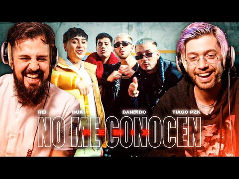 LA ROMPIERON MAAL | REACCIONAMOS con BHAVI a NO ME CONOCEN (REMIX) - BANDIDO, DUKI, REI, TIAGO PZK