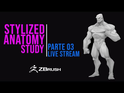 Stylized Anatomy Study | Zbrush | 003