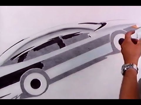 Thumbnail for 1985 Ford Scorpio Mk1 / Granada Mk3 | Design process by Harm Lagaay