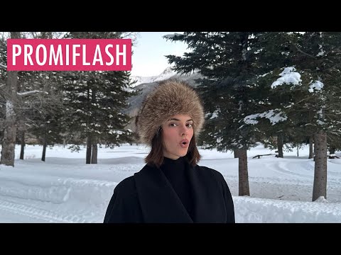 Süße Schneehasen: Kendall und Kylie Jenner urlauben in Aspen