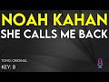 Noah Kahan - She Calls Me Back - Karaoke Instrumental