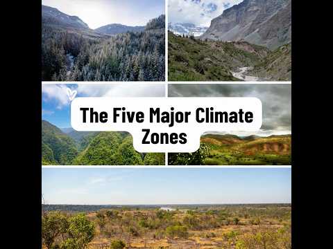 🌎  The Five Major Climate Zones Mnemonic (PACTT)