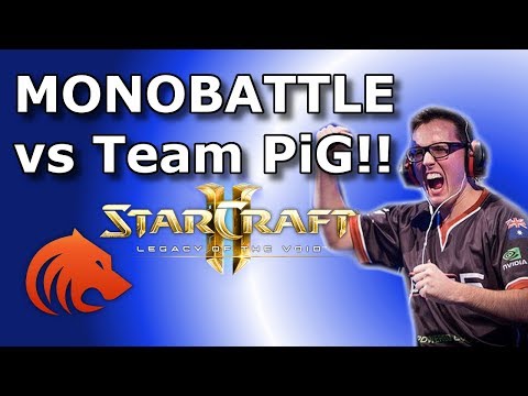StarCraft 2: Monobattles 4v4 vs PiGPan! | Arcades Ep6