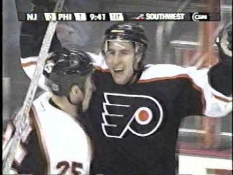 Philadelphia Flyers vs. New Jersey Devils 2004 Eastern Quarterfinals Game 1 [TWO PERIODS] 4/8/04