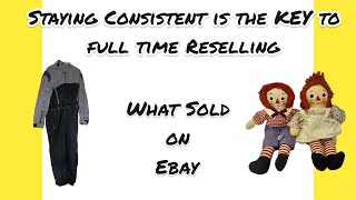 Being Consistent is the KEY to Reselling! What Sold on EBay