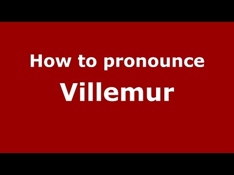 How to pronounce Villemur (Spanish/Argentina) - PronounceNames.com