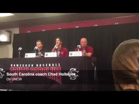 South Carolina baseball coach Chad Holbrook on UNCW.