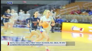 Kayli Kellogg signs first high school NIL deal in West Virginia