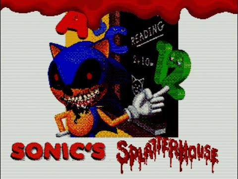 This isn't how I remembered Sonic's Schoolhouse - Let's play Sonic's Splatterhouse Demo