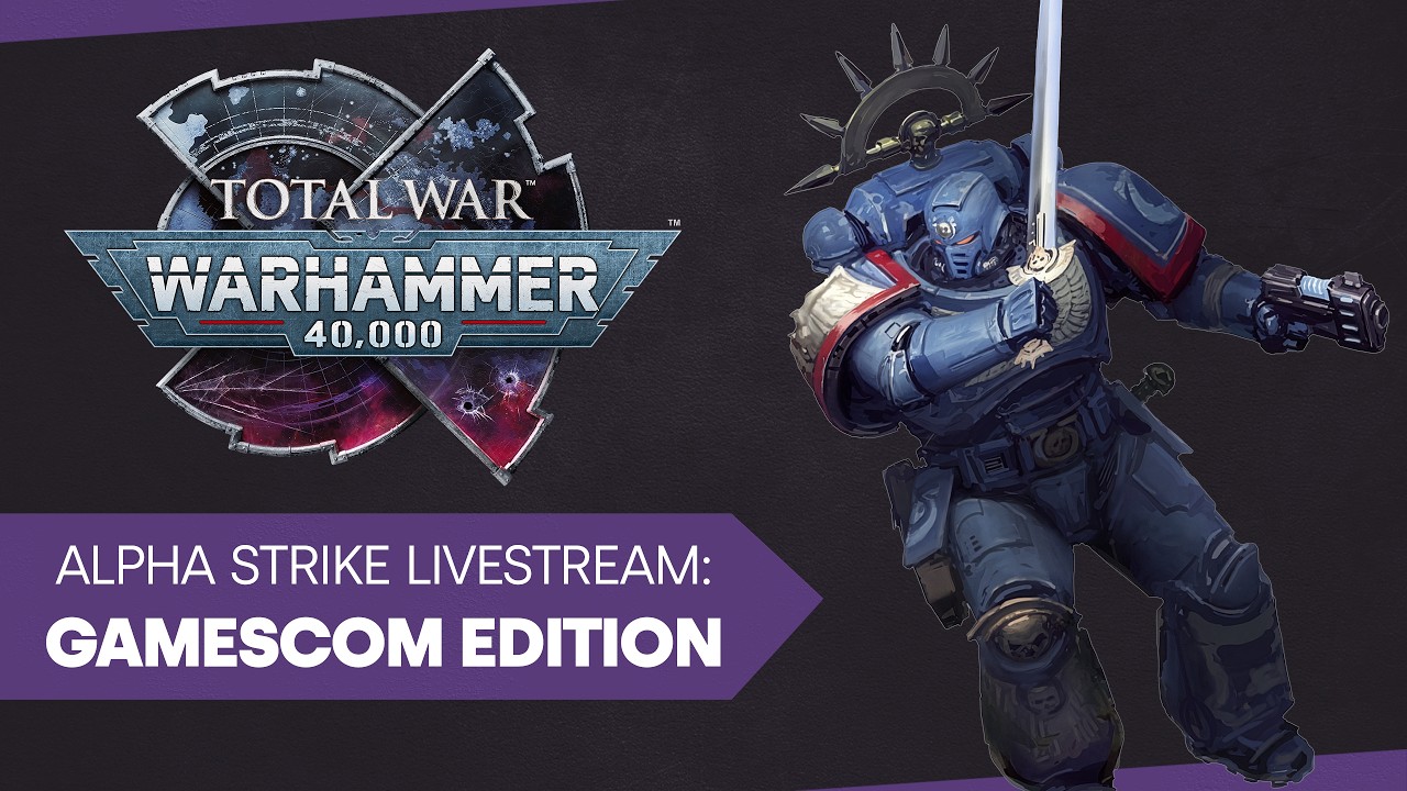 Total War: WARHAMMER 40,000 - Alpha Strike Livestream: Gamescom Edition - YouTube