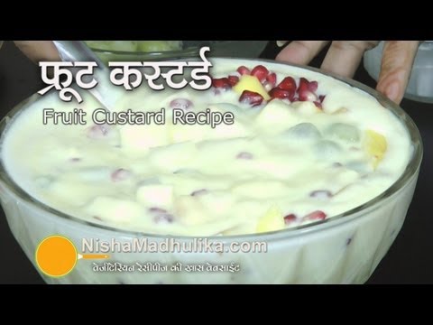 Fruit Custard recipe - Fruit Salad with Custard