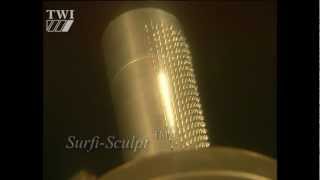 Changing the surface using electron beams