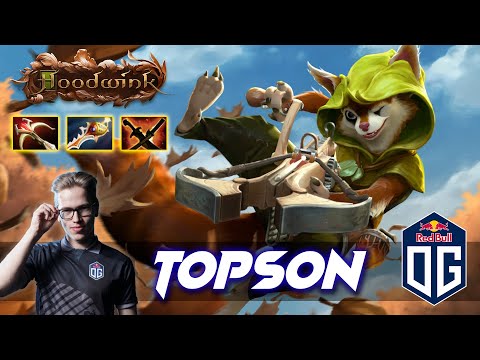 HOODWINK TOPSON - Hard Game for little Squirrel - Dota 2 Pro Gameplay [Watch & Learn]