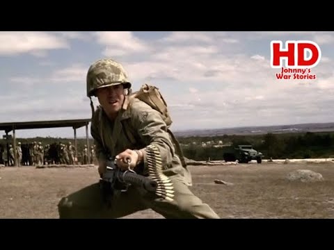 John Basilone WW2 Machine Gun Training - The Pacific