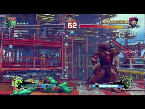 SSF4 AE 2012 BLANKA VS GOUKI 2012 6 7 22 8 17