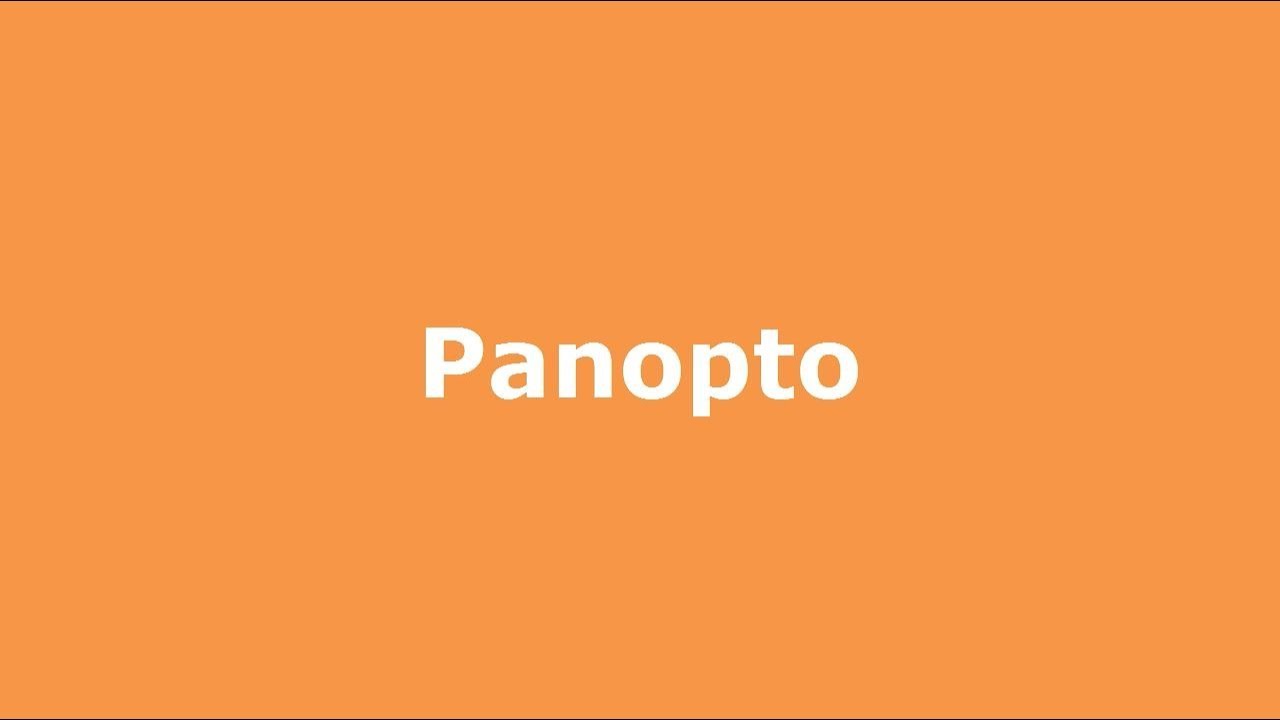 Play Panopto