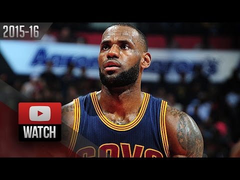 LeBron James Full Highlights at Hawks (2016.04.01) - 29 Pts, 16 Reb, 9 Ast, Makes HISTORY!