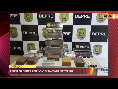 Polícia apreende cerca de R$ 200 Mil em Maconha dentro de residência em Tereisna 05 05 2021