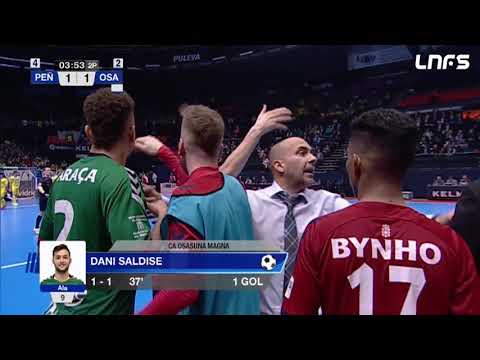 Gol Dani Saldise (1-1) Peñíscola Rehab Medic - Osasuna Magna. Cuartos Copa España. LNFS