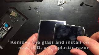 How to replace nintendo 3DS XL top LCD screen. Nothing left out.