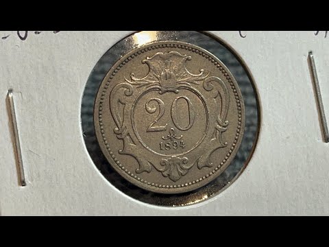 1894 Austria 20 Heller Coin • Values, Information, Mintage, History, and More