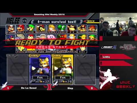 [Smashing Illini Weekly 2/5/16] De La Seoul (Marth) vs. Slop (Fox)