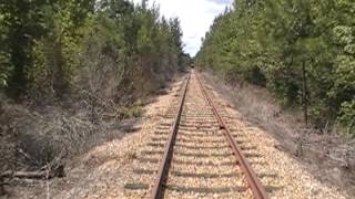 preview picture of video 'RAILROAD SPEEDER RIDE ON THE HEART OF GEORGIA RR WEST #3'