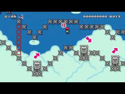 Super Mario Maker 2 Sky High Spikey Spin Jumps [20s]
