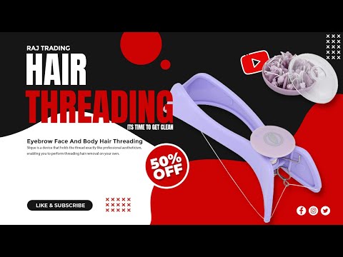 Eyebrow Face And Body Hair Threading And Removal System Tweezers For Eyebrows (RAJ TRADING)