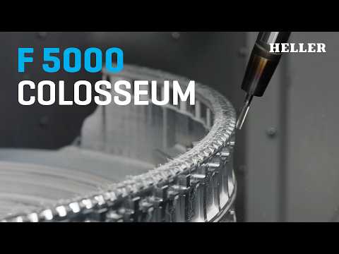 CNC Demo: Machining the Colosseum on the HELLER F 5000 | 5-Axis Power & Precision