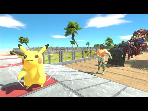 PIKACHU OASIS DEATH RUN - Animal Revolt Battle Simulator